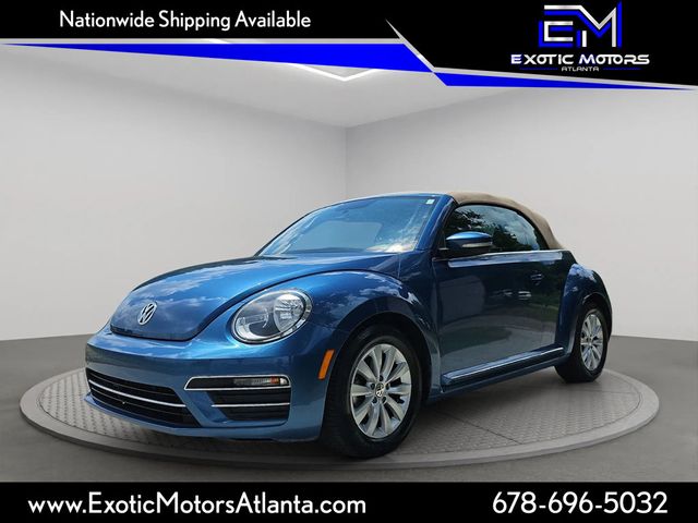 2018 Volkswagen Beetle Convertible CONVERTIBLE, BLUETOOTH, BACKUP CAMERA, SPOILER, LEATHER SEATS!!! - 22888884 - 0