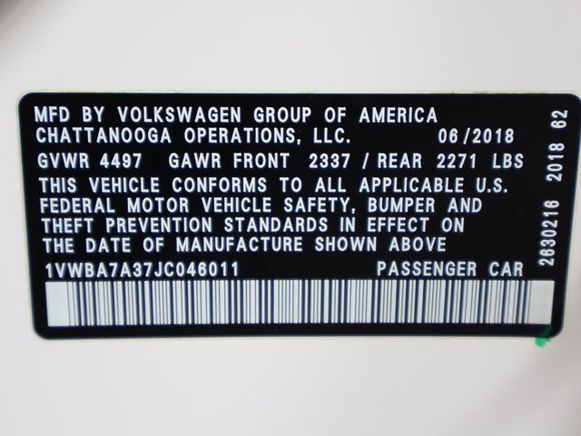 2018 Volkswagen Passat 2.0T SE w/Technology Automatic - 22967698 - 53