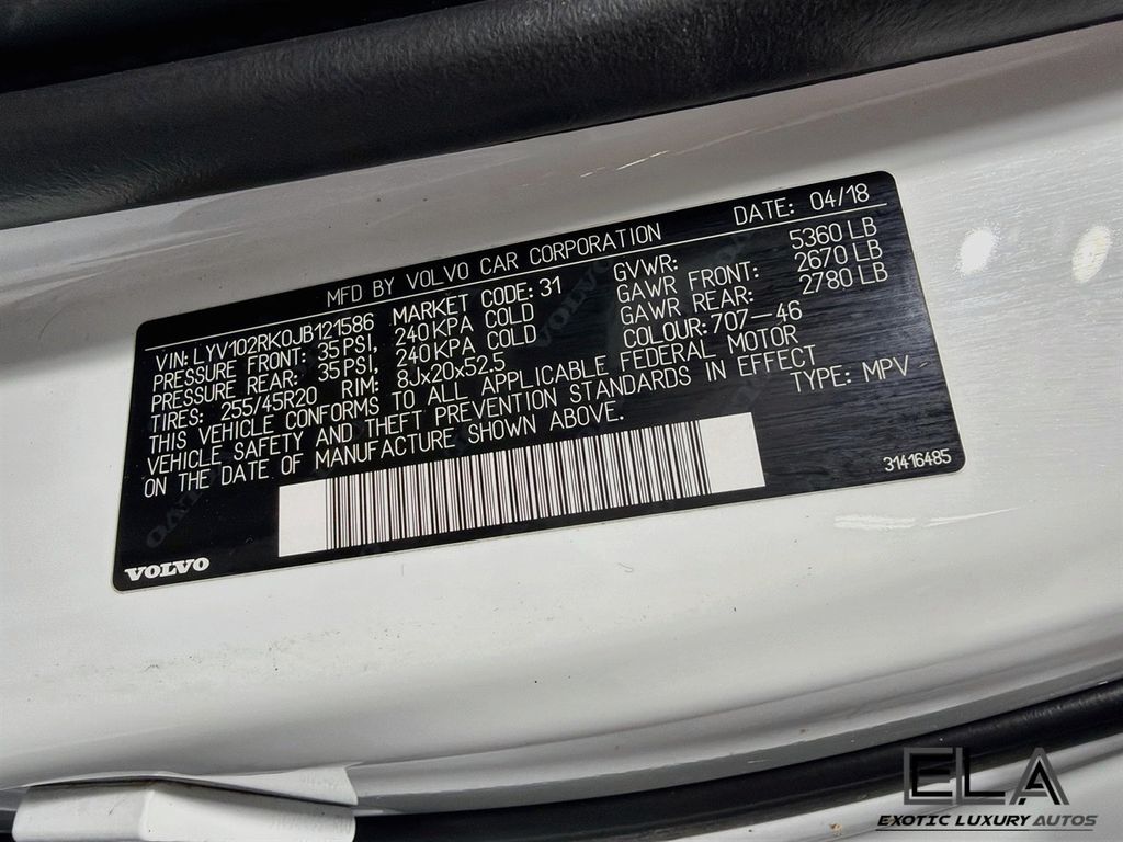 2018 Volvo XC60 T5 AWD Momentum - 23078778 - 34