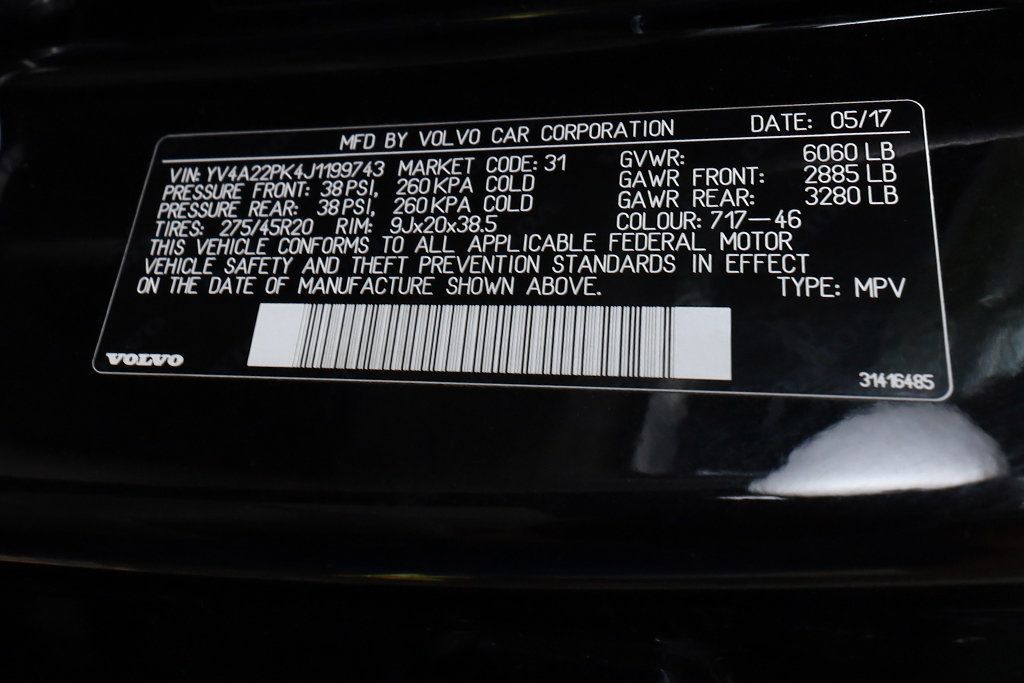 2018 Volvo XC90 T6 AWD 7-Passenger Momentum - 23045187 - 66