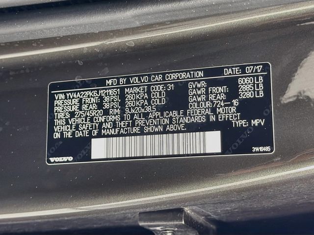 2018 Volvo XC90 T6 AWD 7-Passenger Momentum - 23057852 - 36