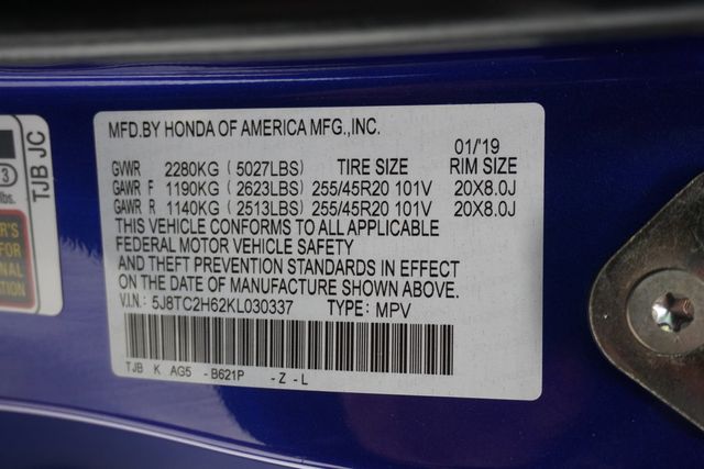 2019 Acura RDX AWD w/A-Spec Pkg - 22942879 - 34