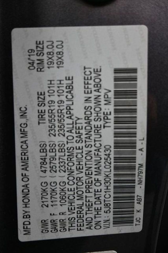 2019 Acura RDX FWD - 22993292 - 3