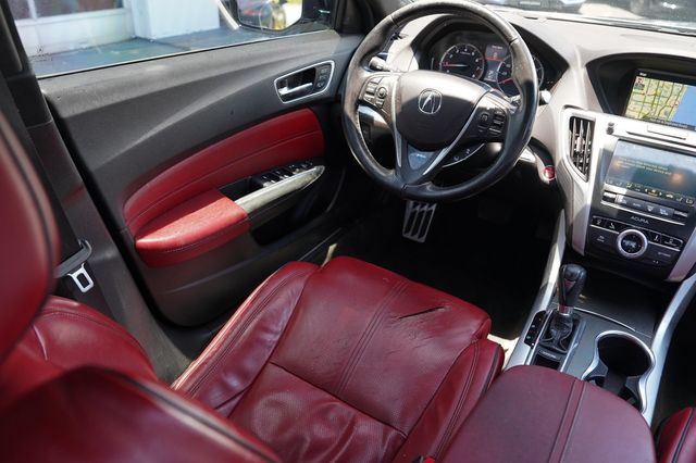 2019 Acura TLX 2.4L FWD w/A-Spec Pkg Red Leather - 23044095 - 23