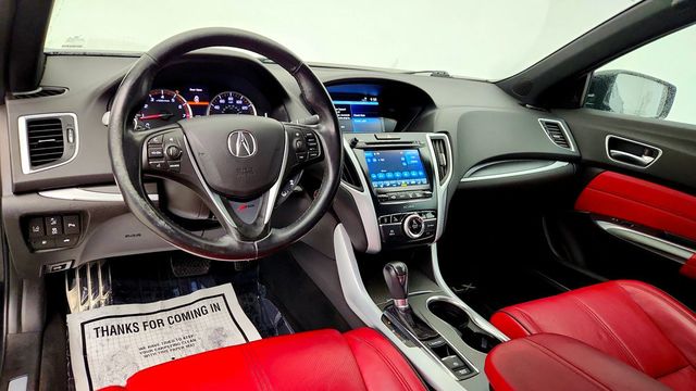2019 Acura TLX 2.4L FWD w/A-Spec Pkg Red Leather - 23088096 - 11