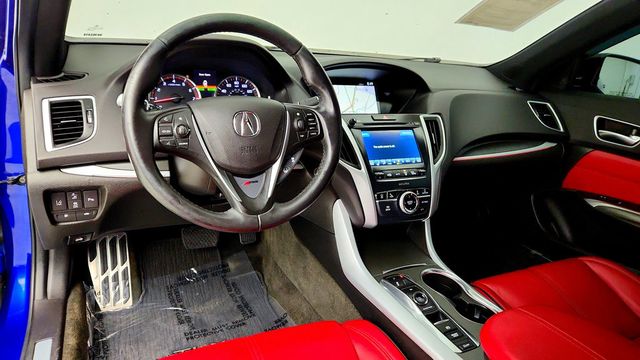 2019 Acura TLX 3.5L FWD w/A-Spec Pkg Red Leather - 23089767 - 12