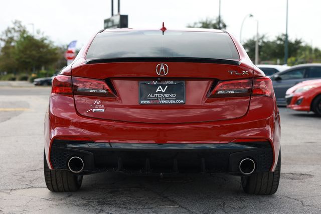 2019 Acura TLX 3.5L SH-AWD w/A-Spec Pkg Red Leather - 23059688 - 9