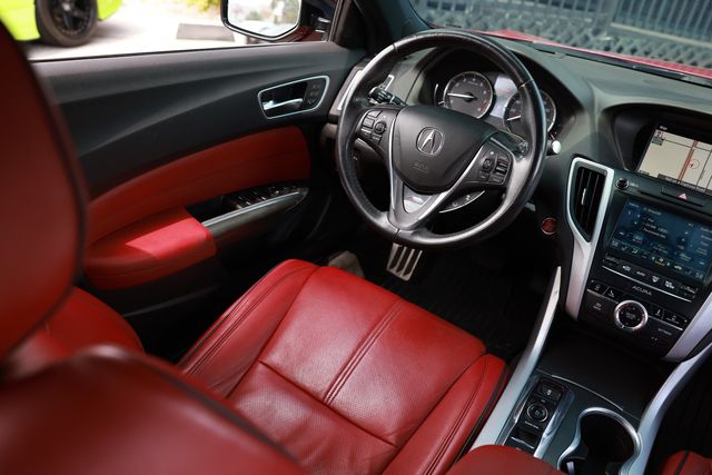 2019 Acura TLX 3.5L SH-AWD w/A-Spec Pkg Red Leather - 23059688 - 23