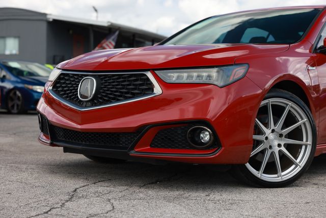 2019 Acura TLX 3.5L SH-AWD w/A-Spec Pkg Red Leather - 23059688 - 28