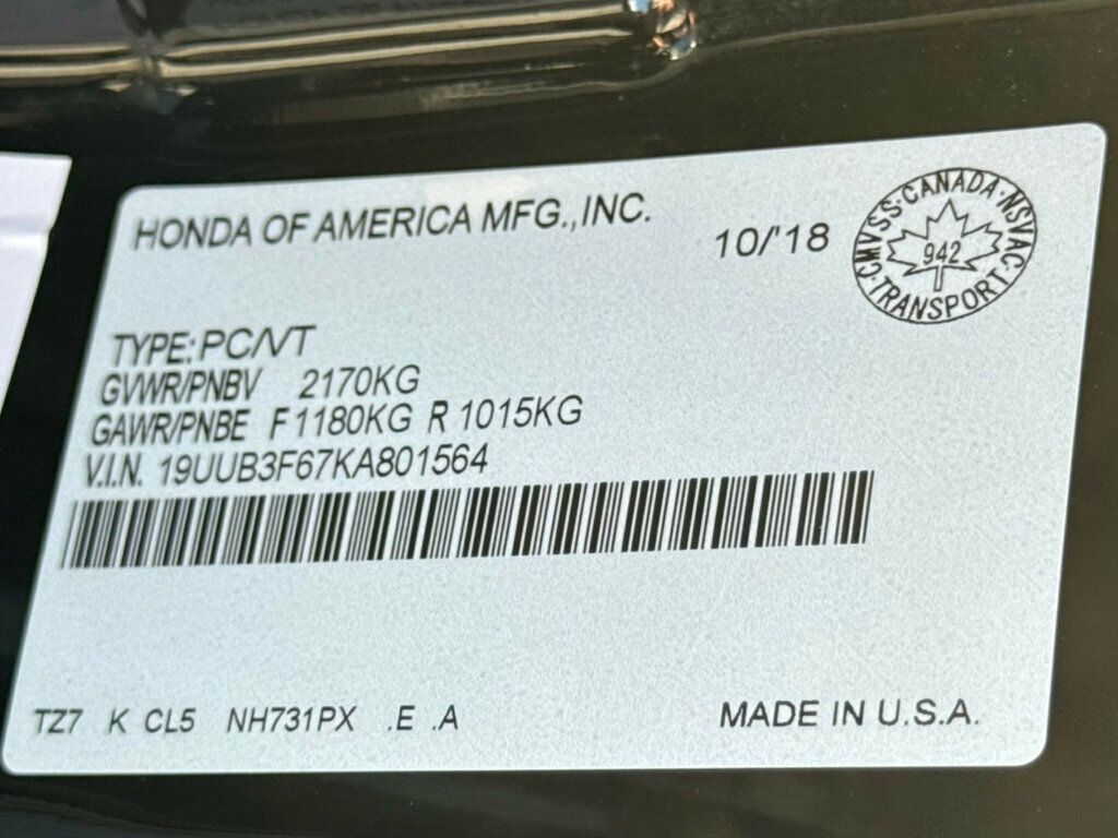 2019 Acura TLX SH-AWD V6 A-Spec - 23018719 - 45