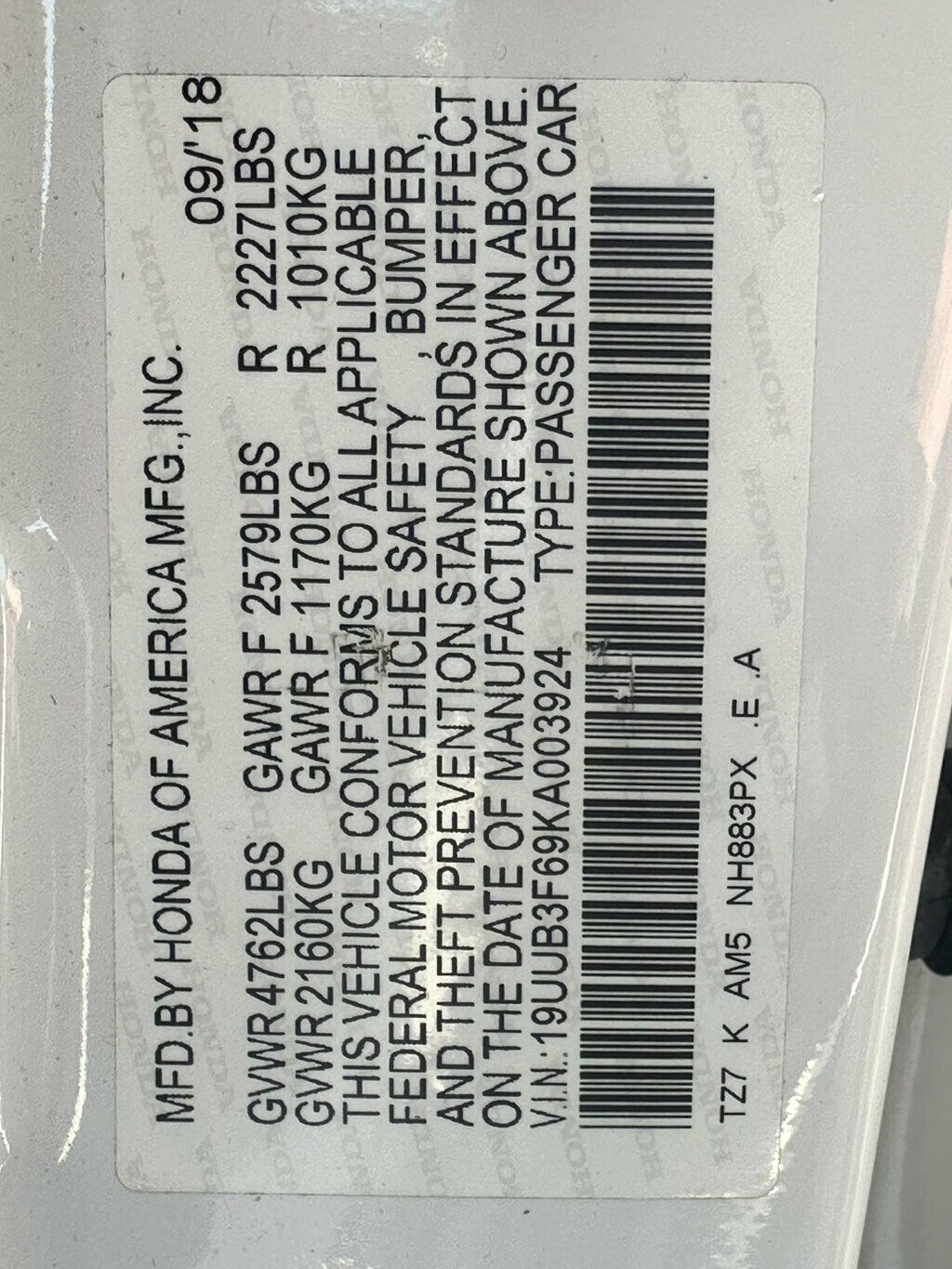 2019 Acura TLX SH-AWD V6 A-Spec - 23066276 - 39