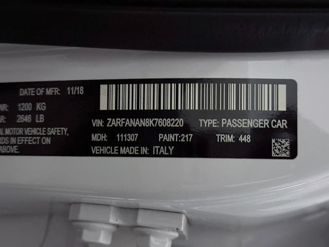 2019 Alfa Romeo Giulia AWD - 22950277 - 45