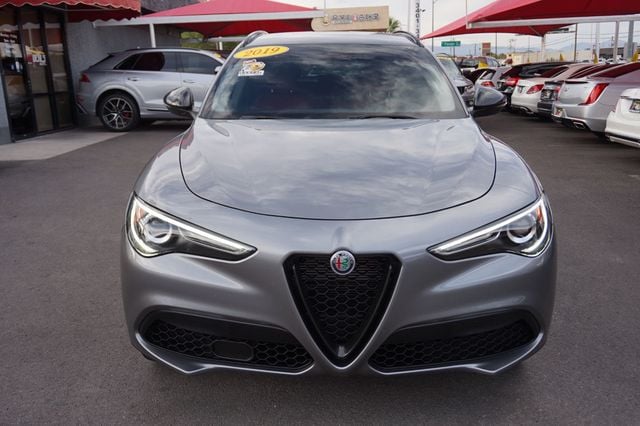 2019 Alfa Romeo Stelvio LOW MILES, PREMIUM WHEELS, RED INTERIOR, BACKUP CAMERA - 23073210 - 10