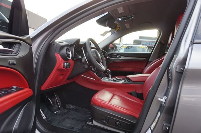 2019 Alfa Romeo Stelvio LOW MILES, PREMIUM WHEELS, RED INTERIOR, BACKUP CAMERA - 23073210 - 15