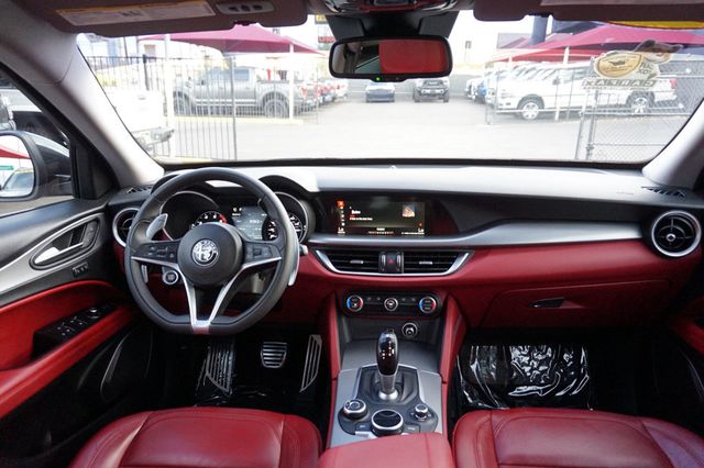 2019 Alfa Romeo Stelvio LOW MILES, PREMIUM WHEELS, RED INTERIOR, BACKUP CAMERA - 23073210 - 40