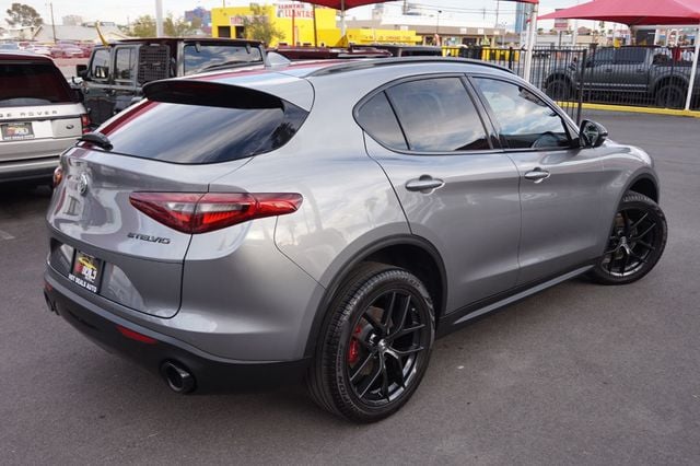 2019 Alfa Romeo Stelvio LOW MILES, PREMIUM WHEELS, RED INTERIOR, BACKUP CAMERA - 23073210 - 5