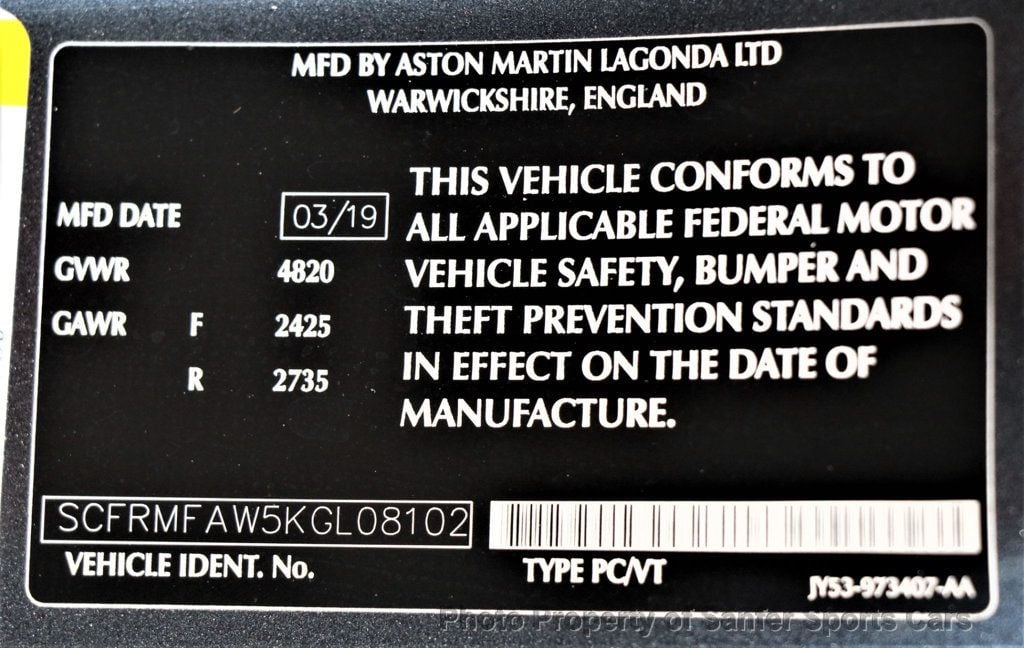 2019 Aston Martin DB11 V8 Coupe - 23015911 - 42