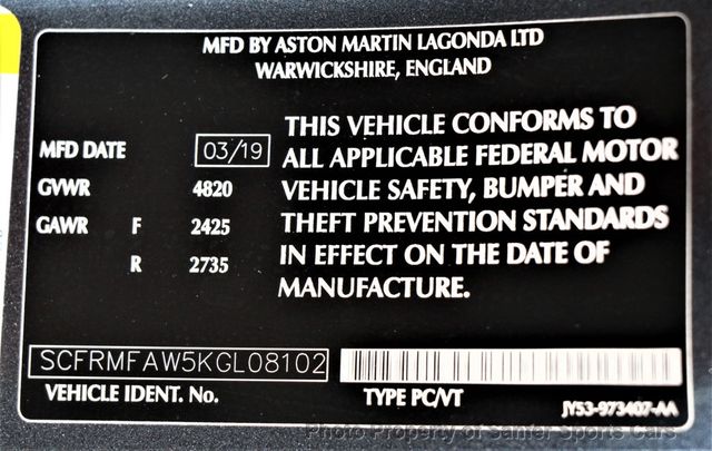 2019 Aston Martin DB11 V8 Coupe - 23015911 - 42