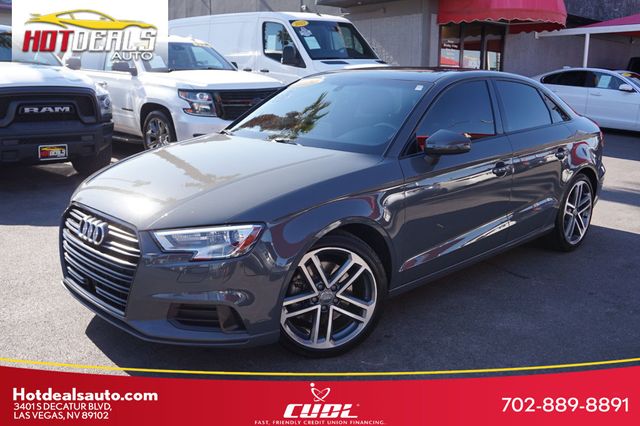 2019 Audi A3 Sedan PREMIUM 40 TFSI, PREMIUM WHEELS, MOON ROOF, LEATHER SEATS - 23030730 - 0