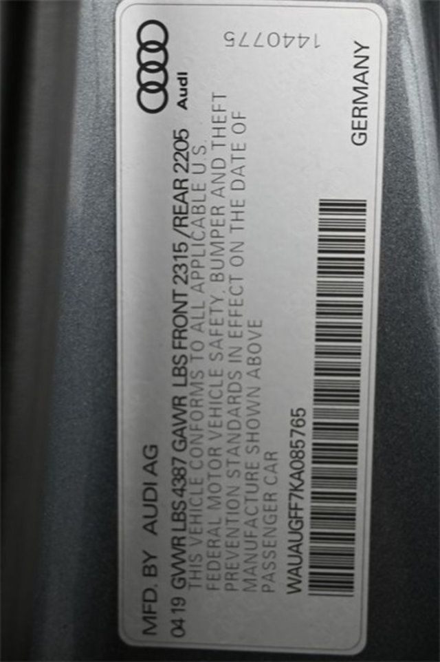 2019 Audi A3 Sedan Titanium Premium 40 TFSI - 22955500 - 8