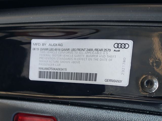 2019 Audi A5 Sportback 2.0 TFSI Premium - 23052629 - 34