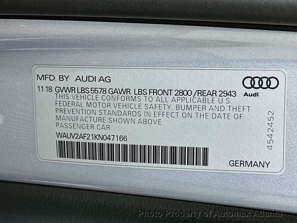 2019 Audi A7 Prestige - 22726764 - 42