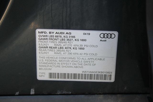 2019 Audi e-tron quattro Prestige AWD 4dr SUV - 22925077 - 26