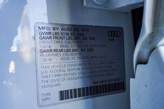 2019 Audi Q3 2.0 TFSI Premium quattro - 22926357 - 28