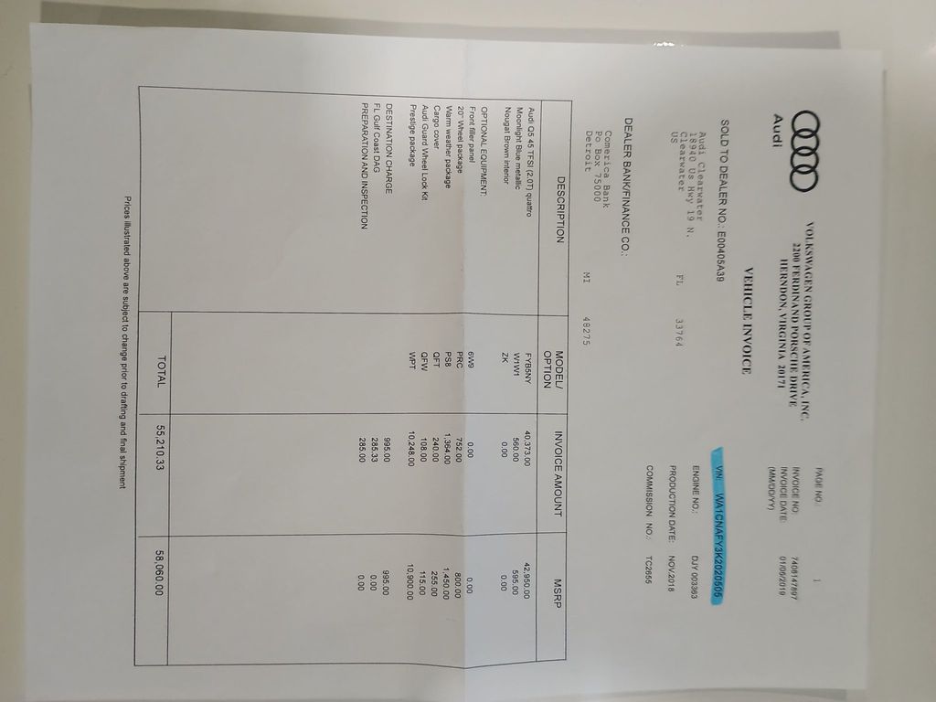 2019 Audi Q5 Prestige 45 TFSI quattro 1 Owner - 22973866 - 52