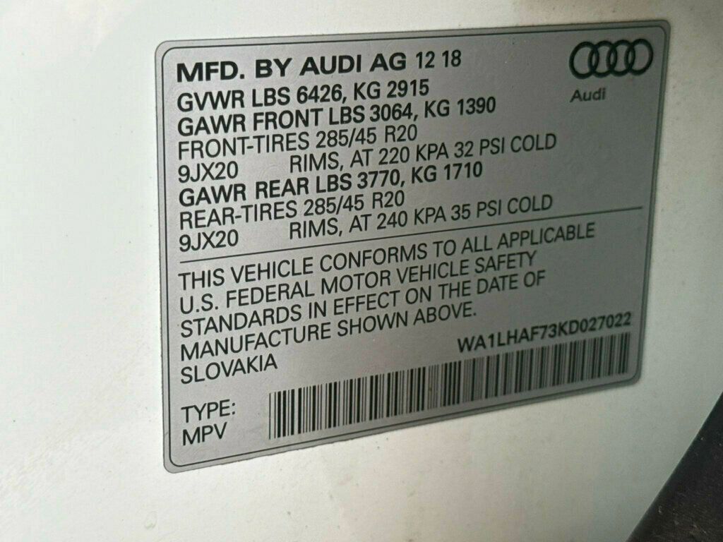 2019 Audi Q7 2.0 TFSI Premium Plus - 23018241 - 50