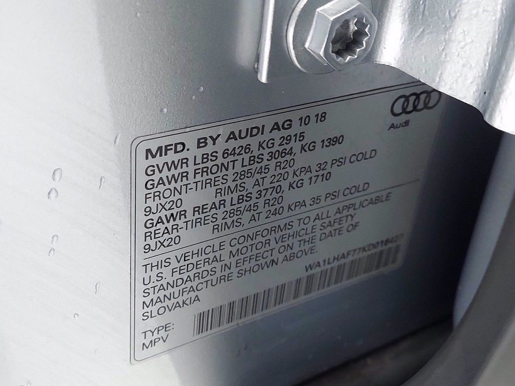 2019 Audi Q7 45 Premium Plus - 21167268 - 50