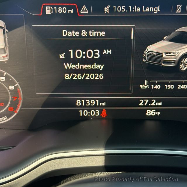 2019 Audi Q7 PRESTIGE 55 TFSI QUATTRO W/21" WHEELS & BLACK OPTICS - 23067044 - 25