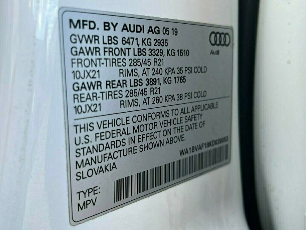 2019 Audi Q8 3.0 TFSI Premium Plus - 22752029 - 54