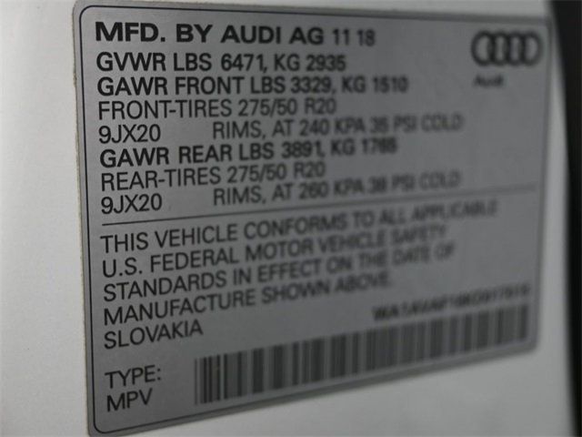 2019 Audi Q8 3.0T Premium - 22959606 - 7