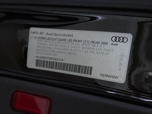 2019 Audi RS5 quattro Premium Plus Sportback - 22934544 - 55