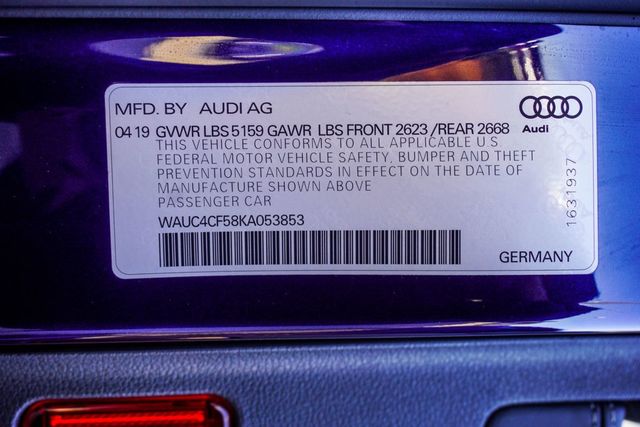 2019 Audi S5 Sportback Prestige - 22994800 - 41