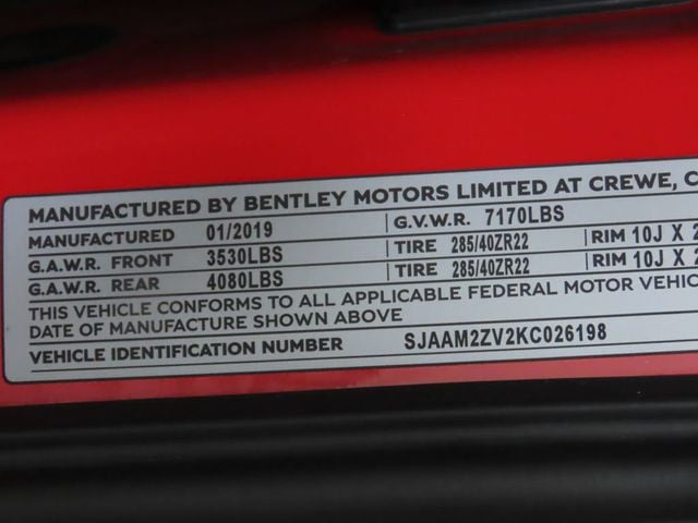 2019 Bentley Bentayga V8 AWD - 22926771 - 34