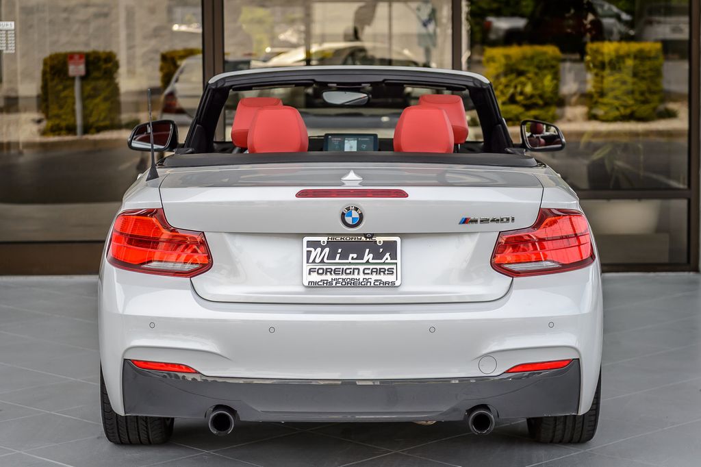 2019 BMW 2 Series M240i CONVERTIBLE - WHITE ON RED - NAV - BACKUP CAM - GORGEOUS - 23023689 - 12