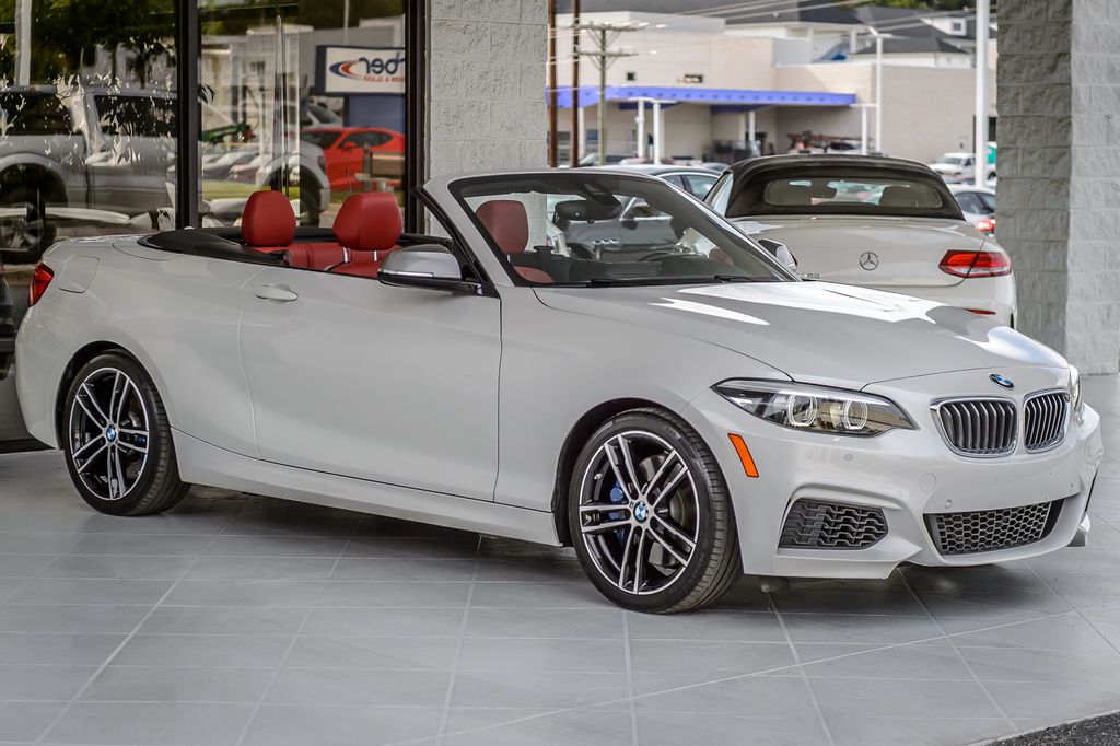 2019 BMW 2 Series M240i CONVERTIBLE - WHITE ON RED - NAV - BACKUP CAM - GORGEOUS - 23023689 - 3