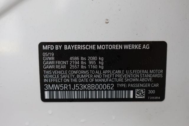 2019 BMW 3 Series 330i - 23038547 - 30