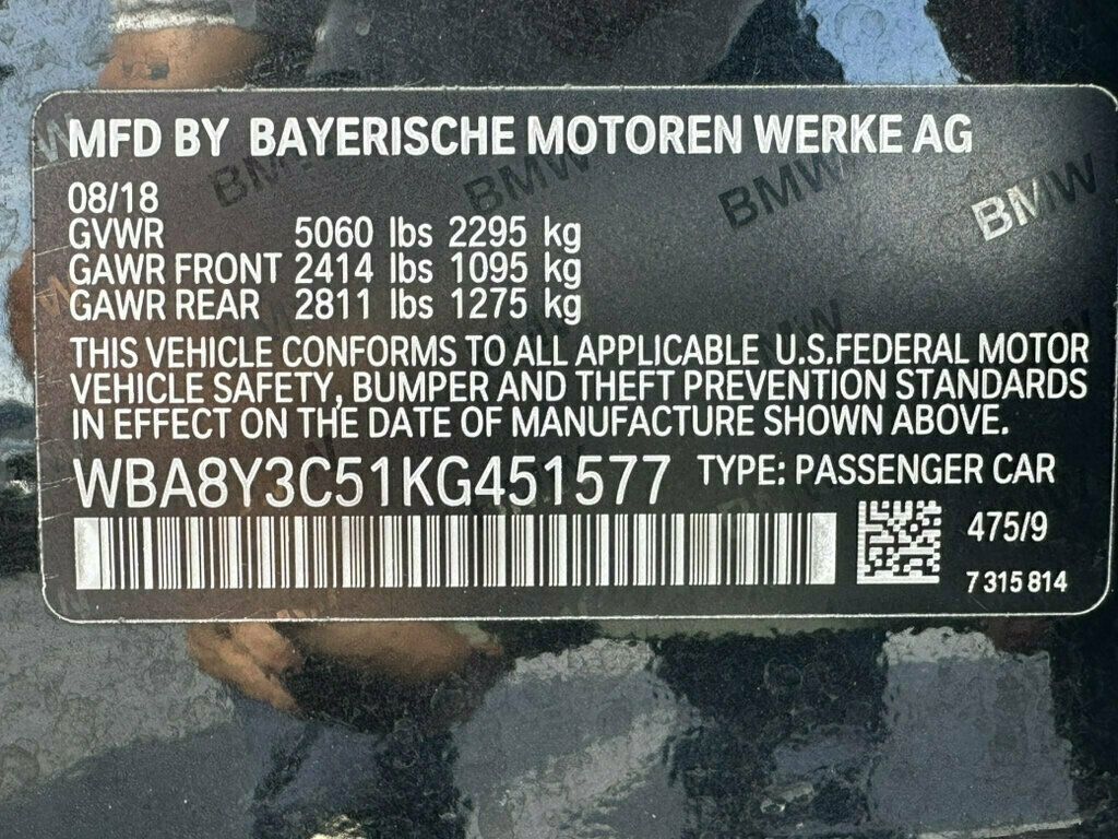 2019 BMW 3 Series 340i xDrive Gran Turismo - 23068345 - 43