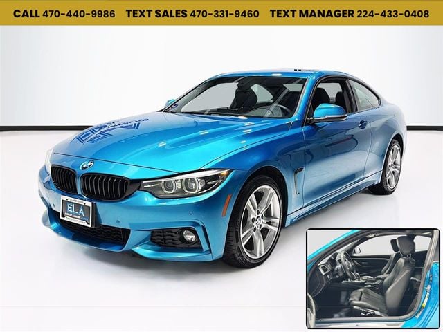 2019 BMW 4 Series ESTORIL BLUE METALLIC! SPECIAL COLOR! M SPORT PAK!  X DRIVE! - 23018018 - 0