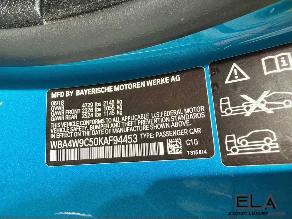 2019 BMW 4 Series ESTORIL BLUE METALLIC! SPECIAL COLOR! M SPORT PAK!  X DRIVE! - 23018018 - 34