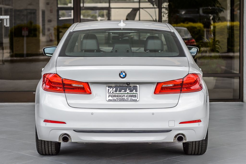 2019 BMW 5 Series 530i WHITE ON BLACK NAV BACKUP CAM BLUETOOTH MUST SEE - 23047629 - 7