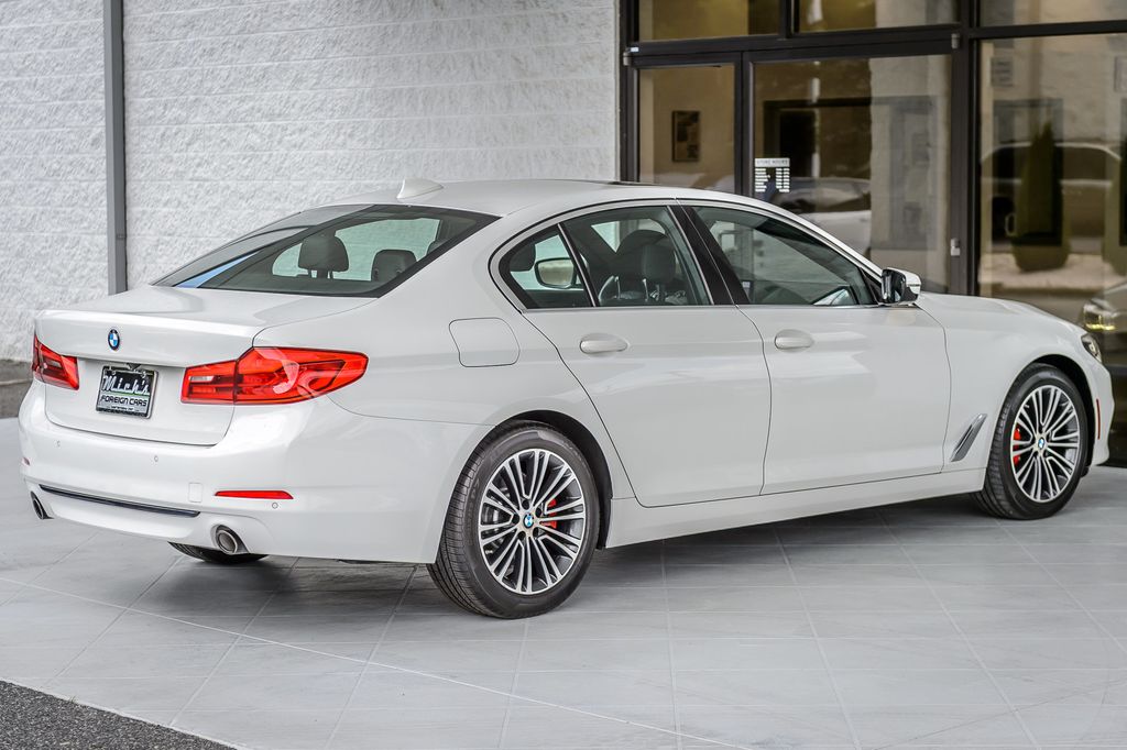 2019 BMW 5 Series 530i WHITE ON BLACK NAV BACKUP CAM BLUETOOTH MUST SEE - 23047629 - 8