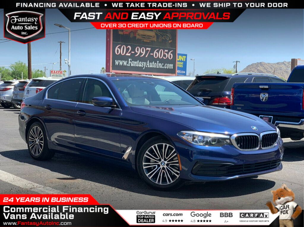 2019 Used BMW 5 Series RWD 530i 1-owner (2keys) Sedan at Fantasy