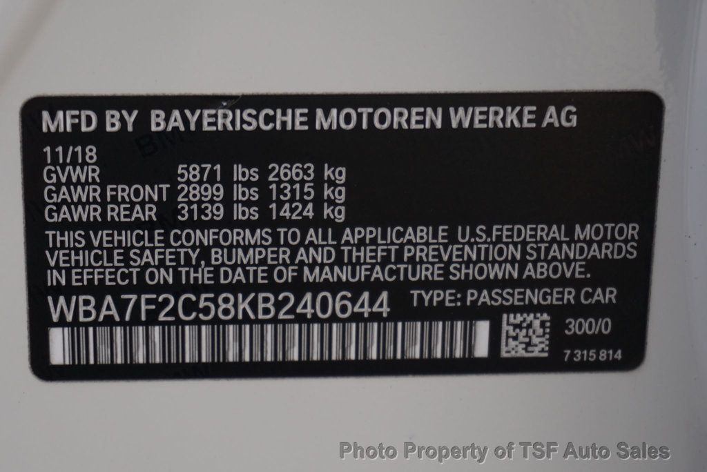 2019 BMW 7 Series 750i xDrive  - 23004258 - 51