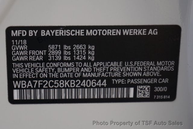 2019 BMW 7 Series 750i xDrive  - 23004258 - 51