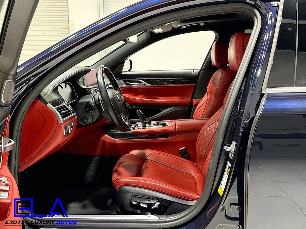 2019 BMW 7 Series Individual Full Merino Leather Upholstery! RED GUTS! DRIVERS AST - 22911624 - 21