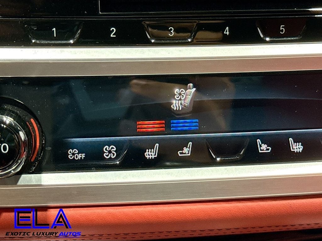 2019 BMW 7 Series Individual Full Merino Leather Upholstery! RED GUTS! DRIVERS AST - 22911624 - 22